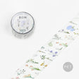 Dekorationstejp med blomster. Clear tape Flower - Flourish pattern från BGM - Tidformera