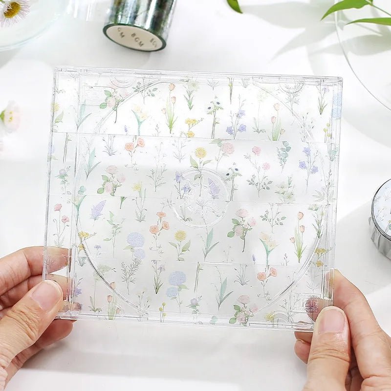 Clear tape Flower - Flourish pattern - 3 - BGM - Tidformera