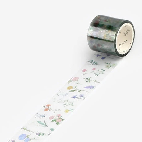 Clear tape Flower - Flourish pattern - 2 - BGM - Tidformera
