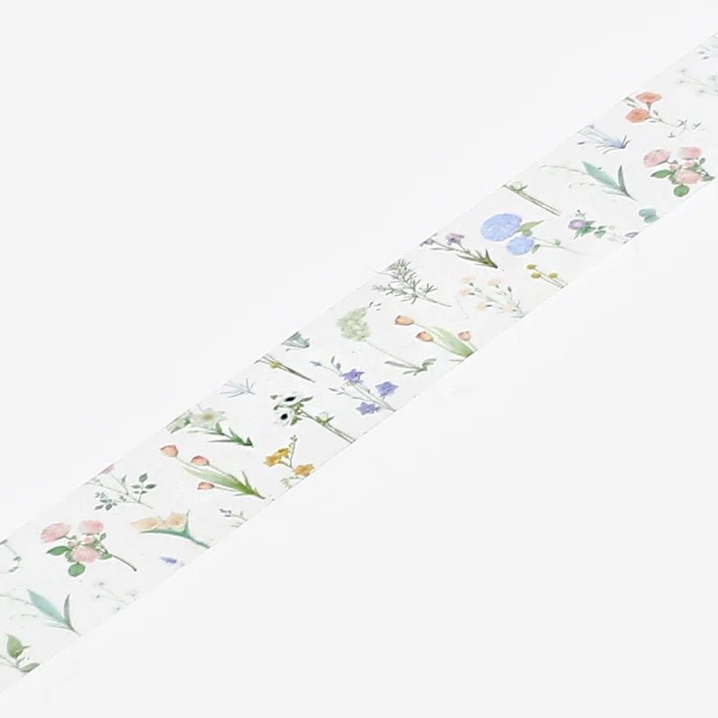 Clear tape Flower - Flourish pattern - 4 - BGM - Tidformera
