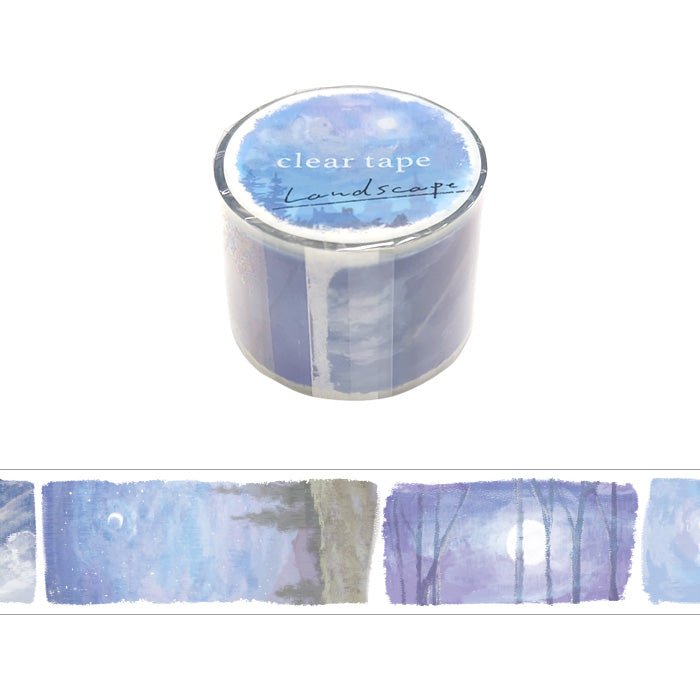 Clear tape Landscape - Moonlight - 1 - Mind Wave - Tidformera