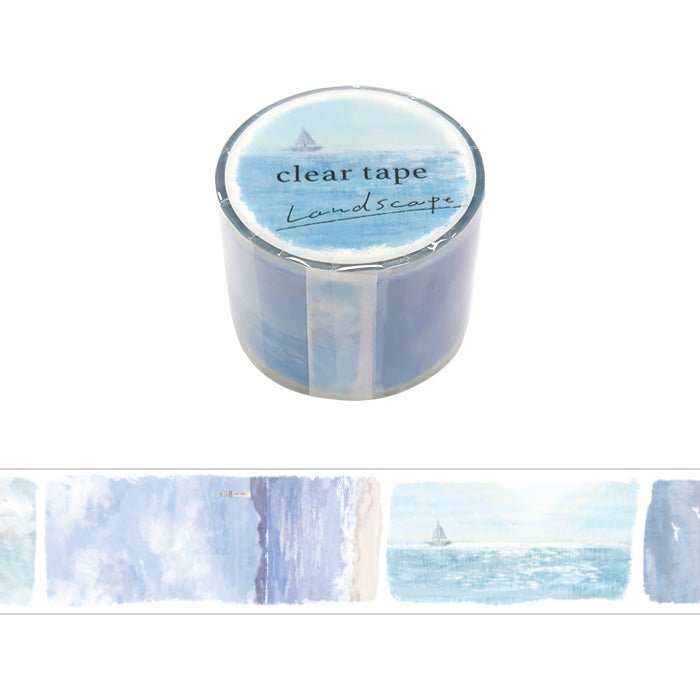 Clear tape Landscape - Morning calm - 1 - Mind Wave - Tidformera