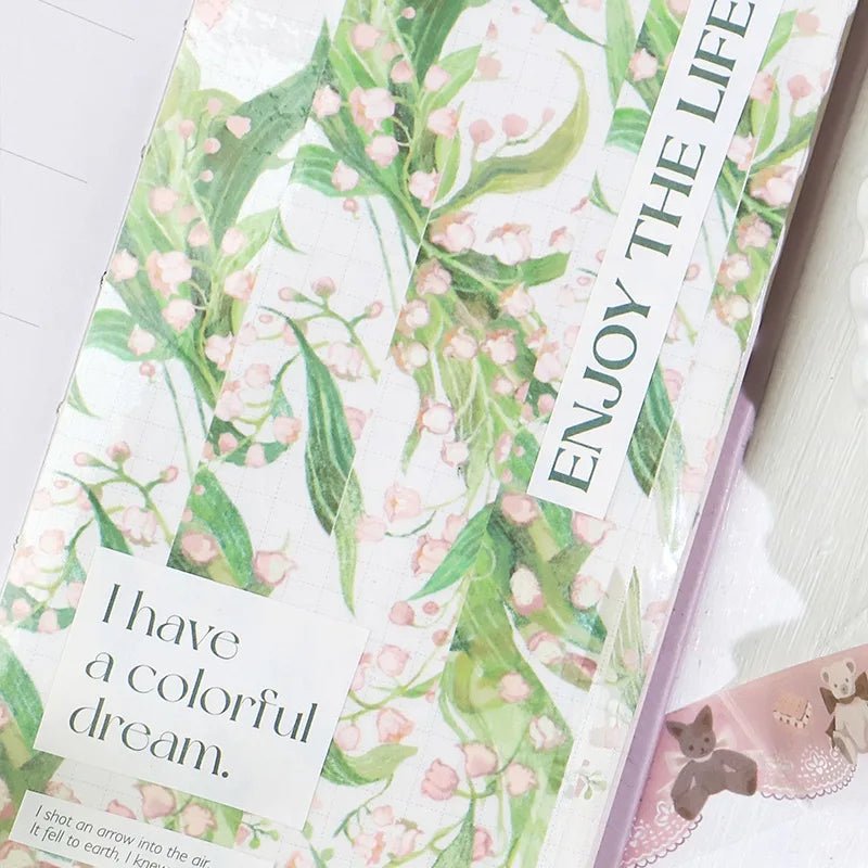 Clear tape Lily of the valley - 3 - BGM - Tidformera