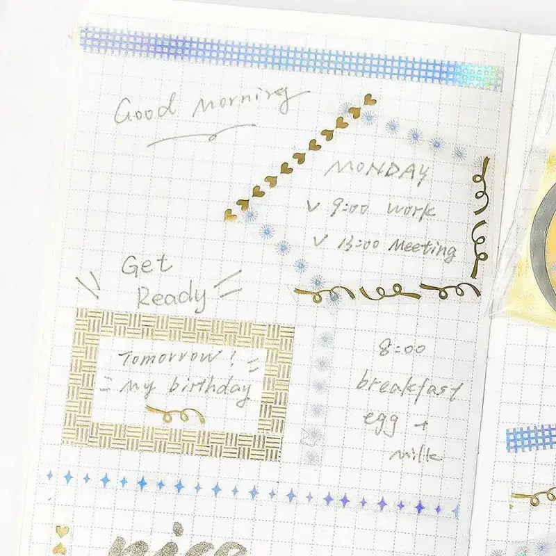 Clear tape Pattern 5 mm - 5 - BGM - Tidformera