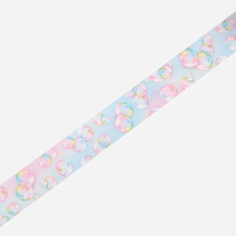 Clear tape Soap Bubble - 3 - BGM - Tidformera