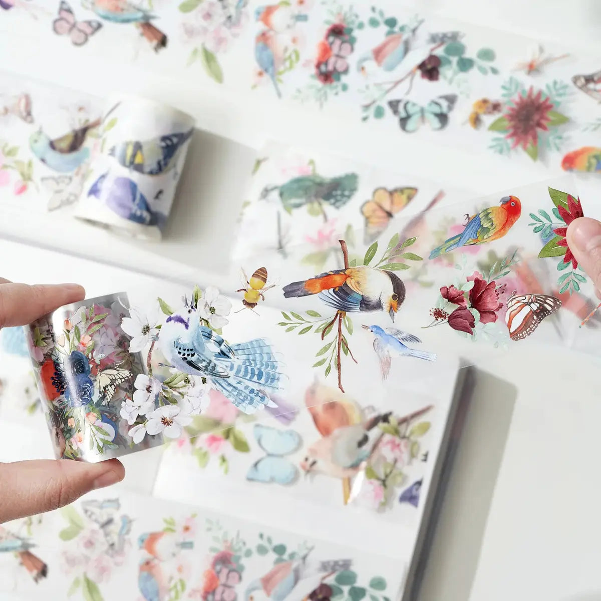 Clear tape Spring Serenade Wide PET Tape - 60 mm - 2 - Washi Tape Shop - Tidformera