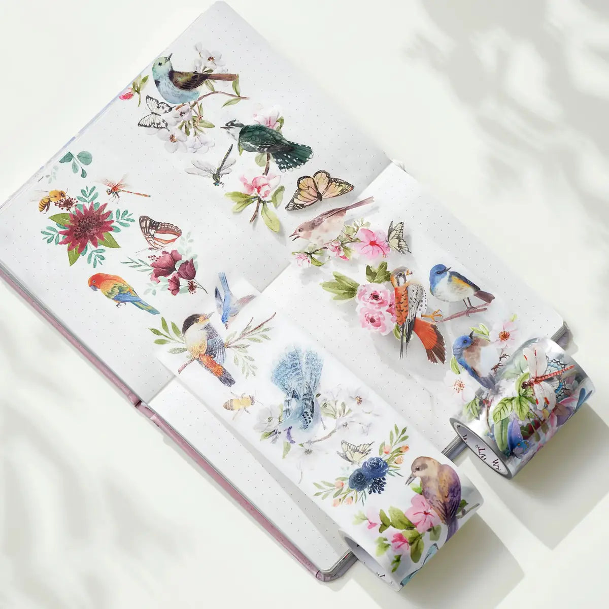 Clear tape Spring Serenade Wide PET Tape - 60 mm - 4 - Washi Tape Shop - Tidformera