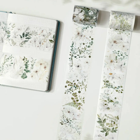 Clear tape Vanilla Mint Wide PET Tape - 60 mm - 2 - Washi Tape Shop - Tidformera