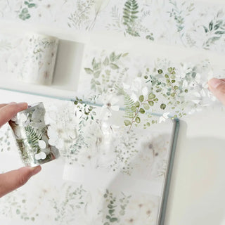 Clear tape Vanilla Mint Wide PET Tape - 60 mm - 1 - Washi Tape Shop - Tidformera