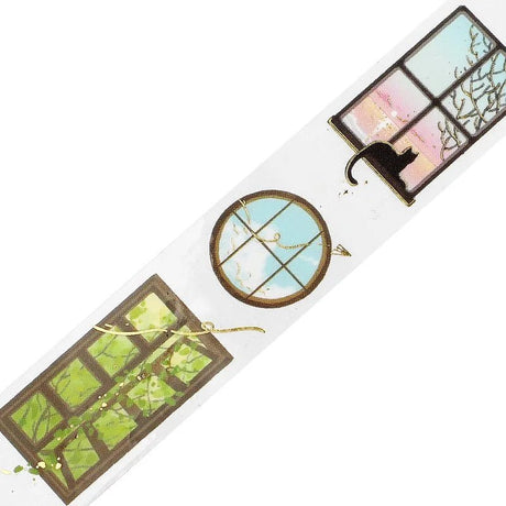 Clear tape Window scenery - 2 - BGM - Tidformera