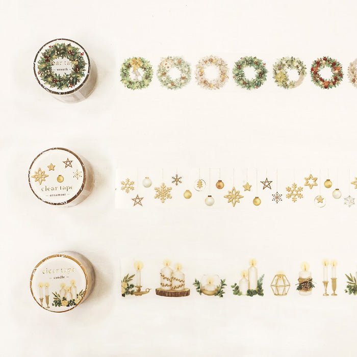 Clear tape Wreath - 3 - Mind Wave - Tidformera