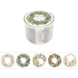 Clear tape Wreath - 1 - Mind Wave - Tidformera