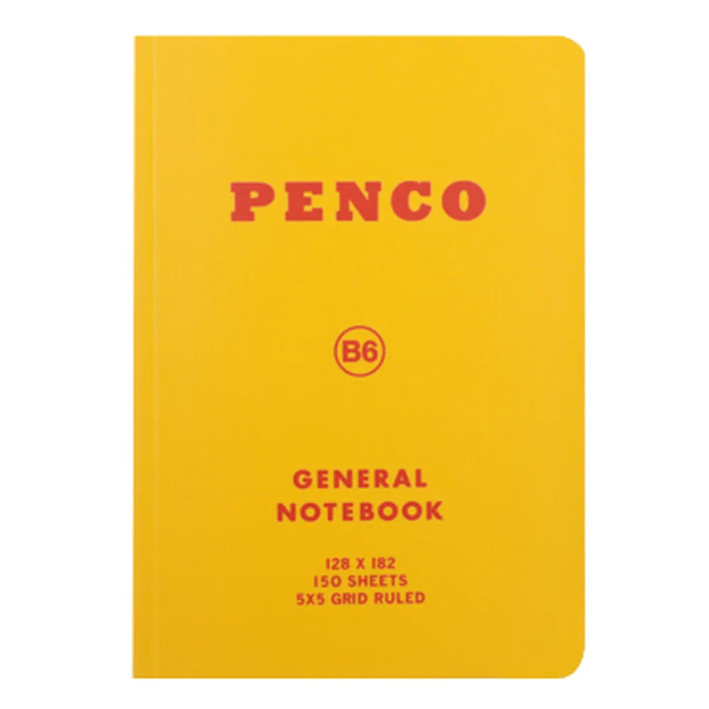 Anteckningsbok General Notebook B6 Grid - Yellow