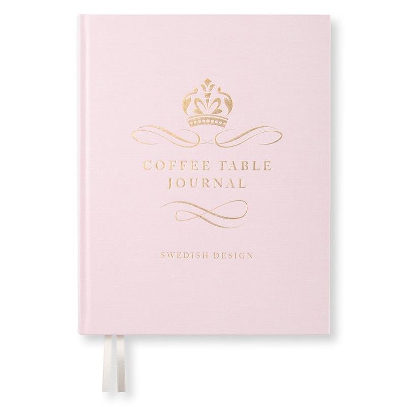 Coffee Table Journal - Royal - Dusty Rose från Paperstyle - Rosa anteckningsbok - Tidformera