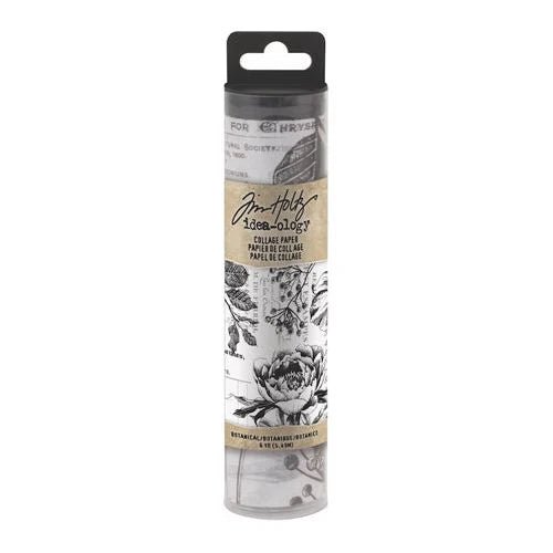 Collage paper - Botanical - 3 - Tim Holtz - Tidformera