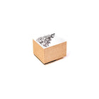 Craft Rubber Stamp Hanko - 25 x 30 - Flower - 1 - Shachihata - Tidformera
