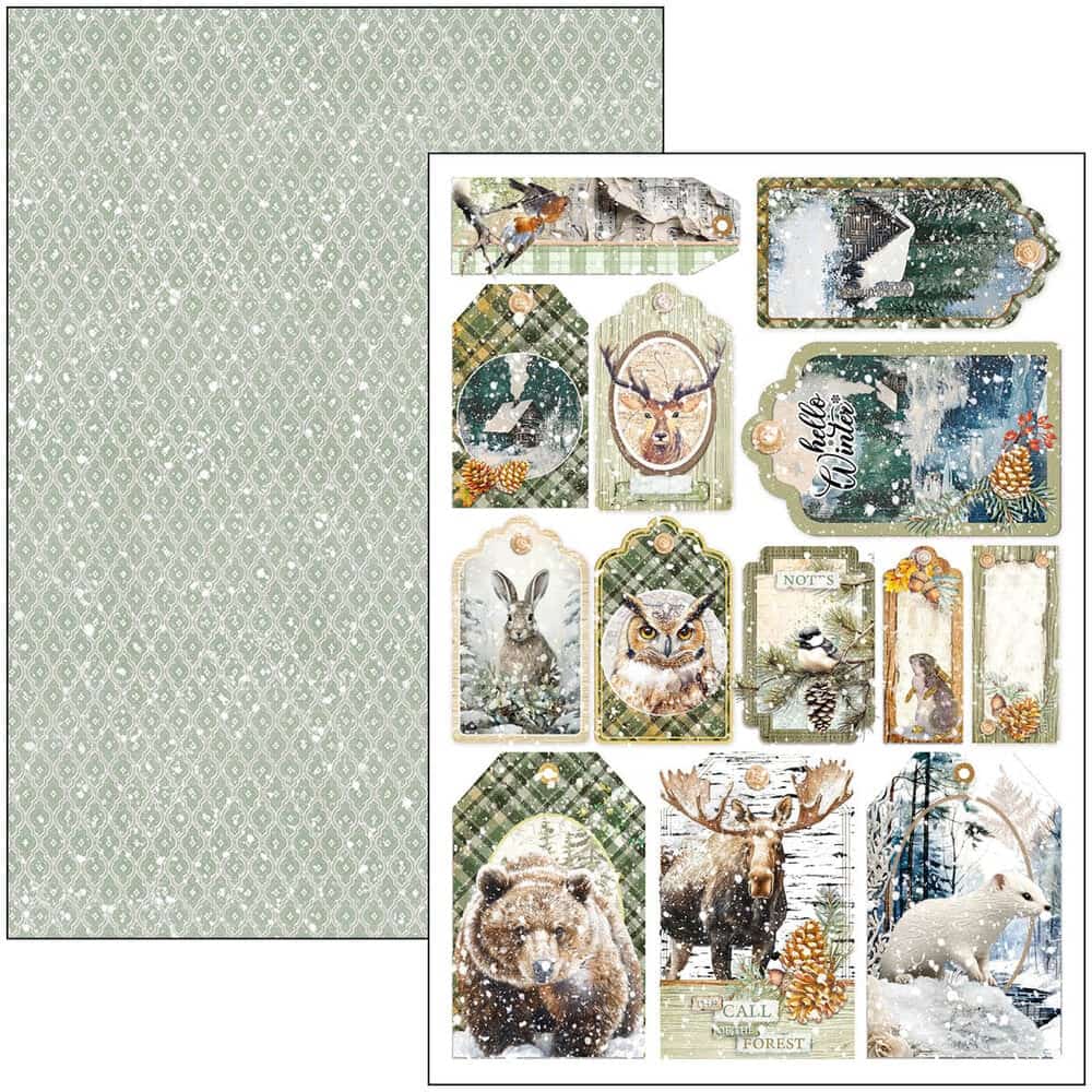 Creative Pad 9 - pack - Forest Tales - 5 - Ciao Bella - Tidformera