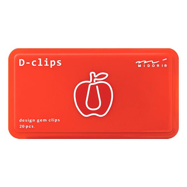 D - clips Gem - Apple - 1 - Midori - Tidformera