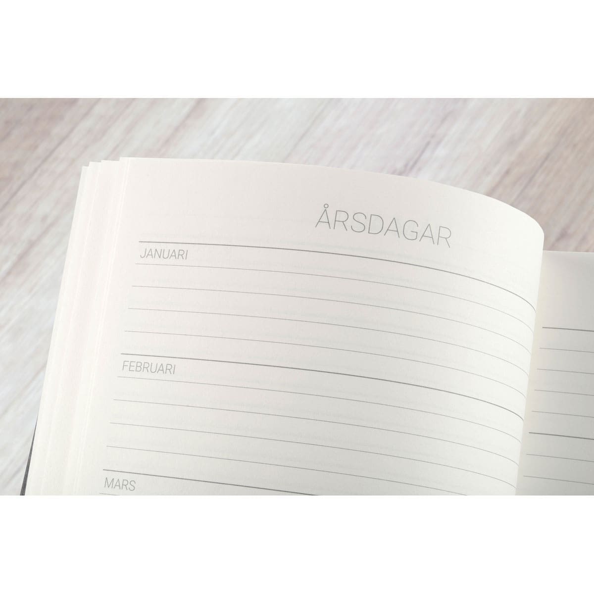 Dagböcker Paperstyle - Brown Oak, 5 - år - 8 - Paperstyle - Tidformera