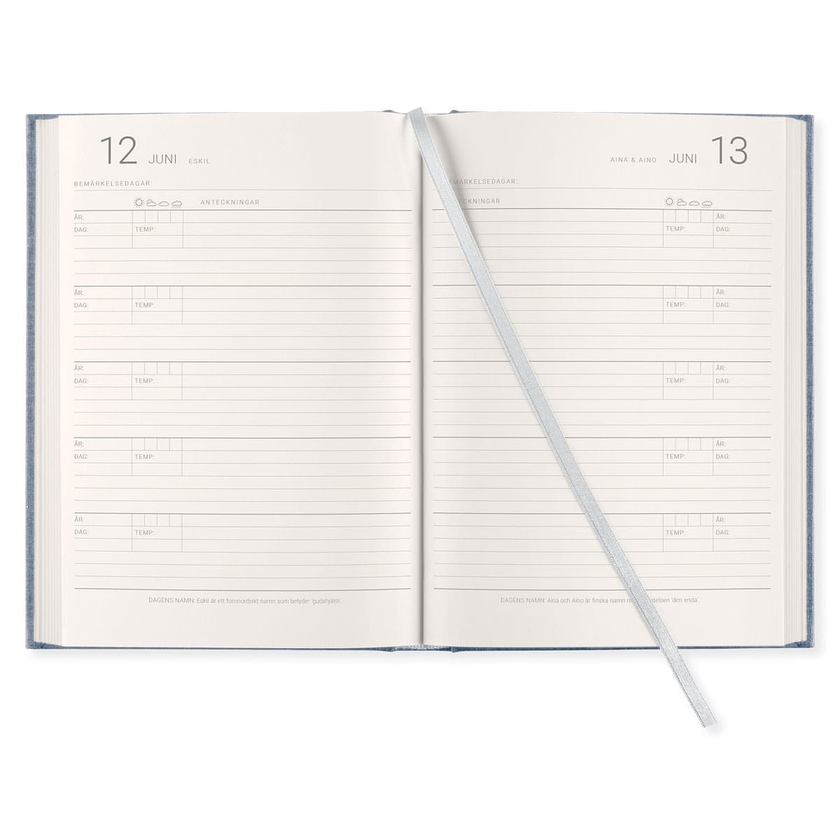 Dagböcker Paperstyle - Denim 5 - år - 2 - Paperstyle - Tidformera