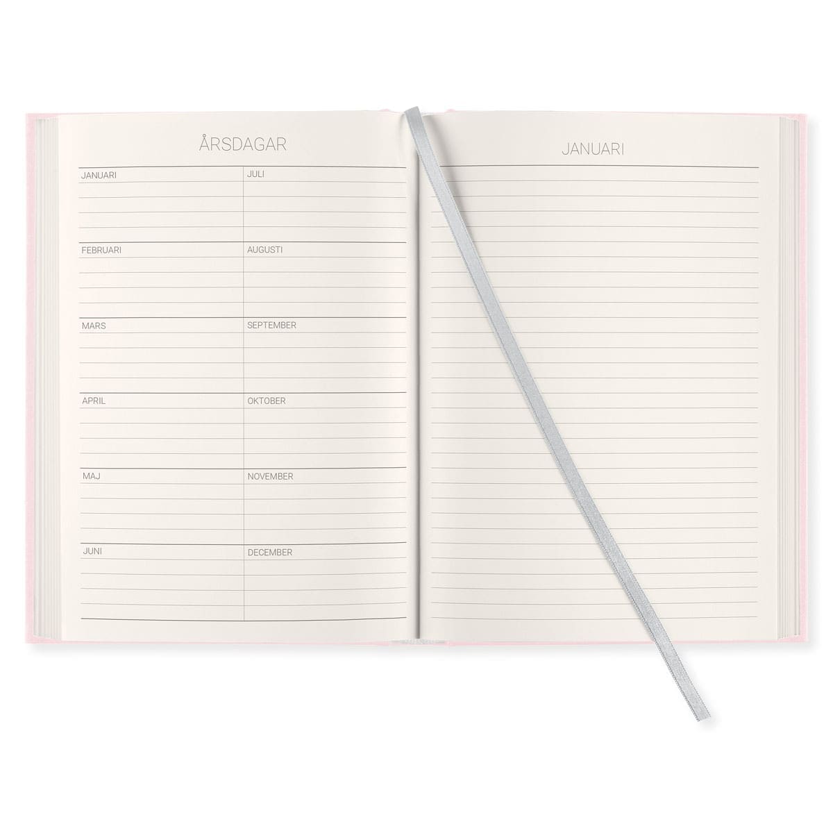 Dagböcker Paperstyle - Dusty Rose 1 - år - 4 - Paperstyle - Tidformera