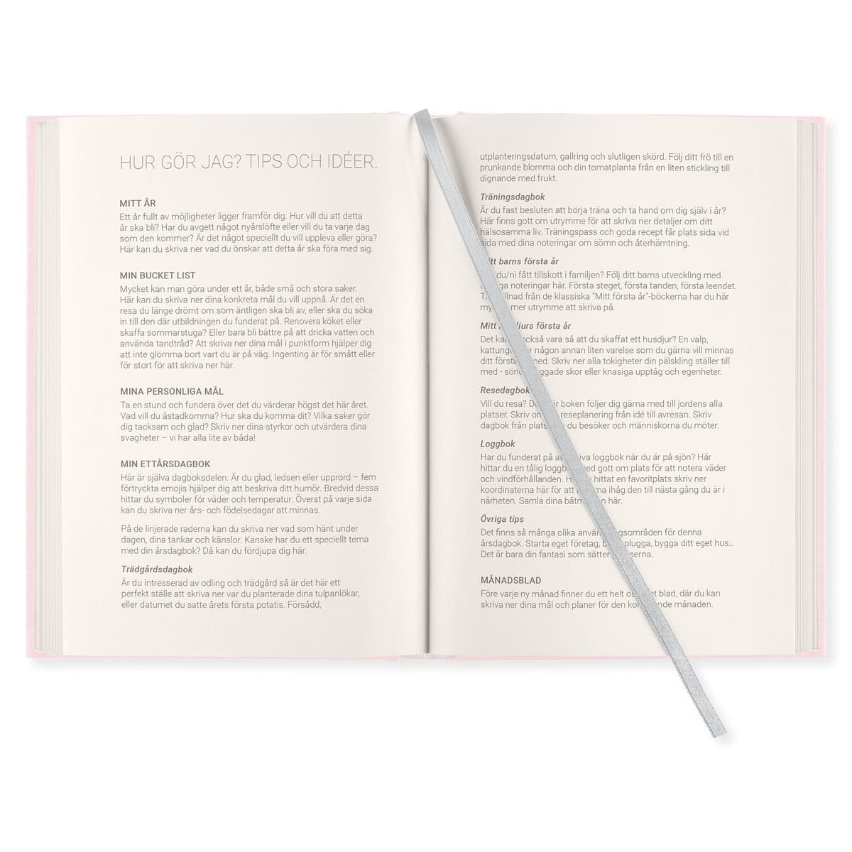 Dagböcker Paperstyle - Dusty Rose 1 - år - 5 - Paperstyle - Tidformera