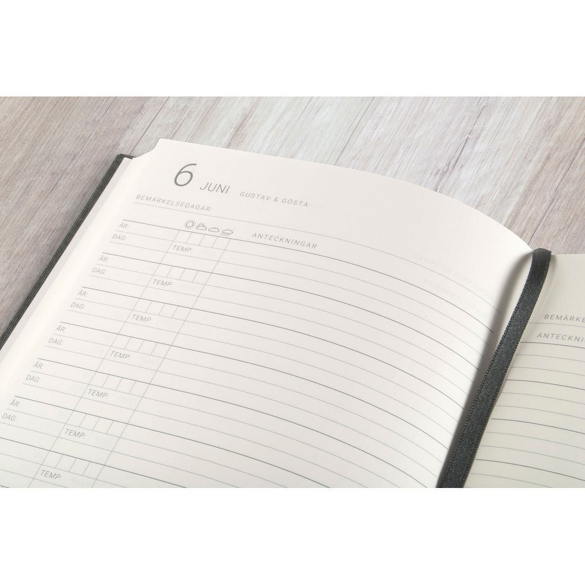 Dagböcker Paperstyle - Red Twist 10 - år - 10 - Paperstyle - Tidformera