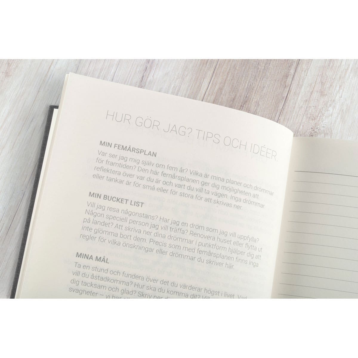 Dagböcker Paperstyle - Rough Linen 5 - år - 4 - Paperstyle - Tidformera