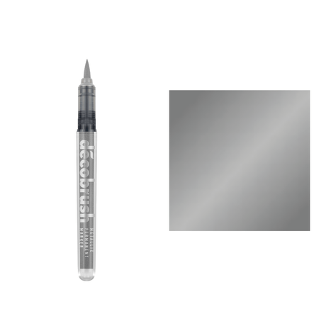 Decobrush - Metallic - Silver - 2 - Karin - Tidformera