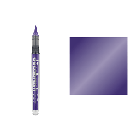 Decobrush - Metallic - Violet - 2 - Karin - Tidformera