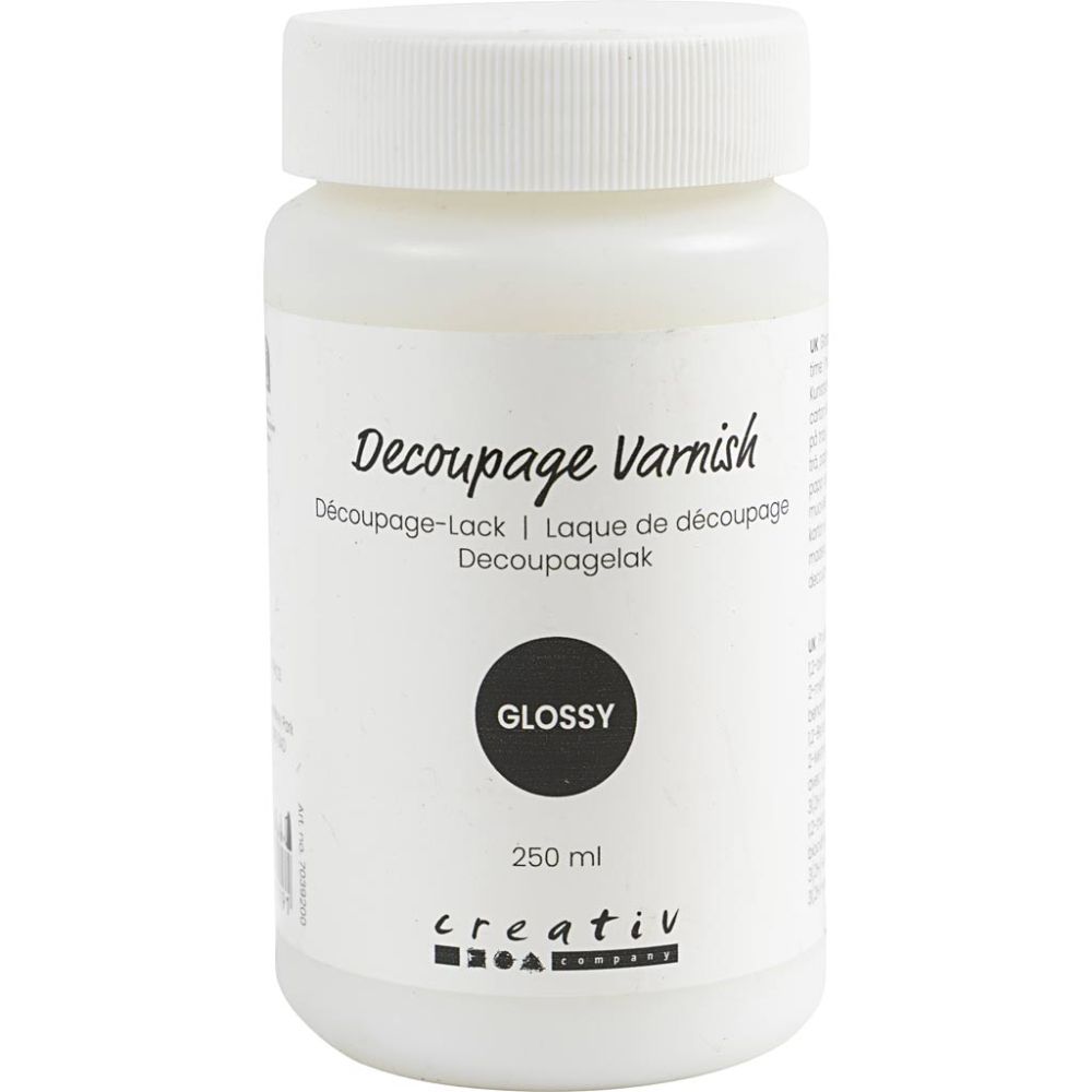 Decoupagelack - 250 ml - Glossy - 1 - Creative Company - Tidformera