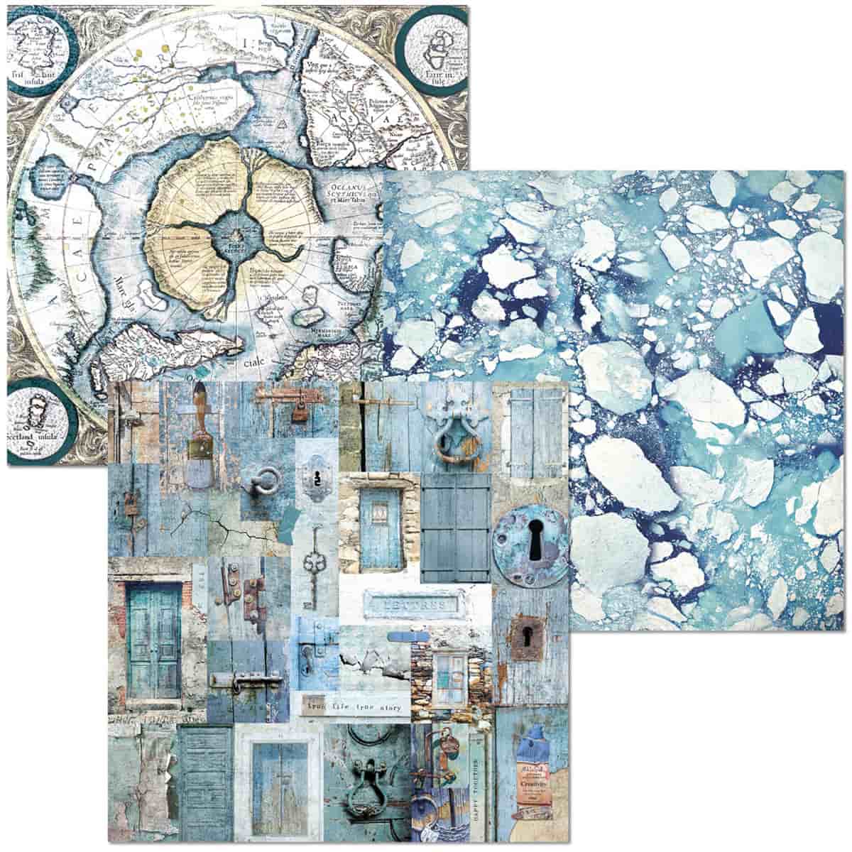 Deluxe & Vellum Dual pack 15 x 15 cm - 6 - pack An artist Journey - 2 - Ciao Bella - Tidformera