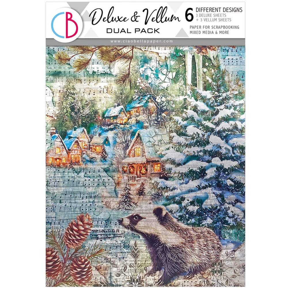 Deluxe & Vellum Dual pack A4 - 6 - pack Forest Tales - 1 - Ciao Bella - Tidformera
