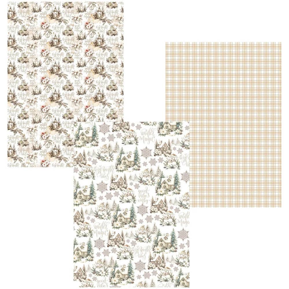 Deluxe & Vellum Dual pack A4 - 6 - pack Winter Season - 3 - Ciao Bella - Tidformera