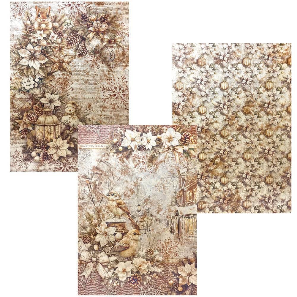 Deluxe & Vellum Dual pack A4 - 6 - pack Winter Season - 2 - Ciao Bella - Tidformera