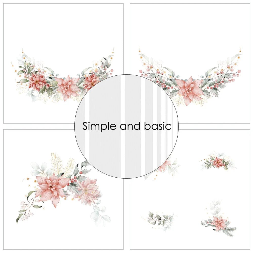 Design paper - Christmas Gnomes - 3 - Simple and basic - Tidformera