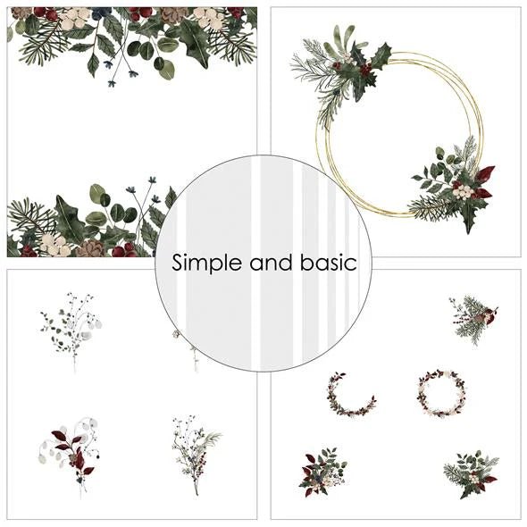 Design paper - Scent of Winter - 3 - Simple and basic - Tidformera