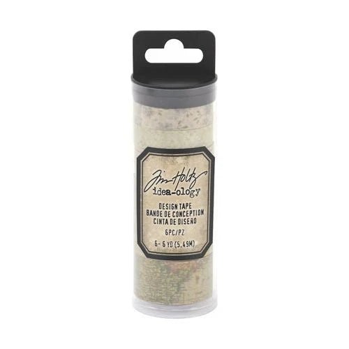 Design Tape - Elementary - 6 - pack - 1 - Tim Holtz - Tidformera