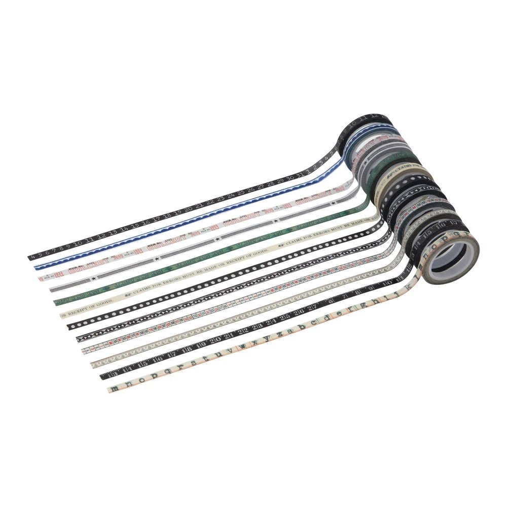 Design Tape - Trims - 12-pack - 1 - Tim Holtz - Tidformera