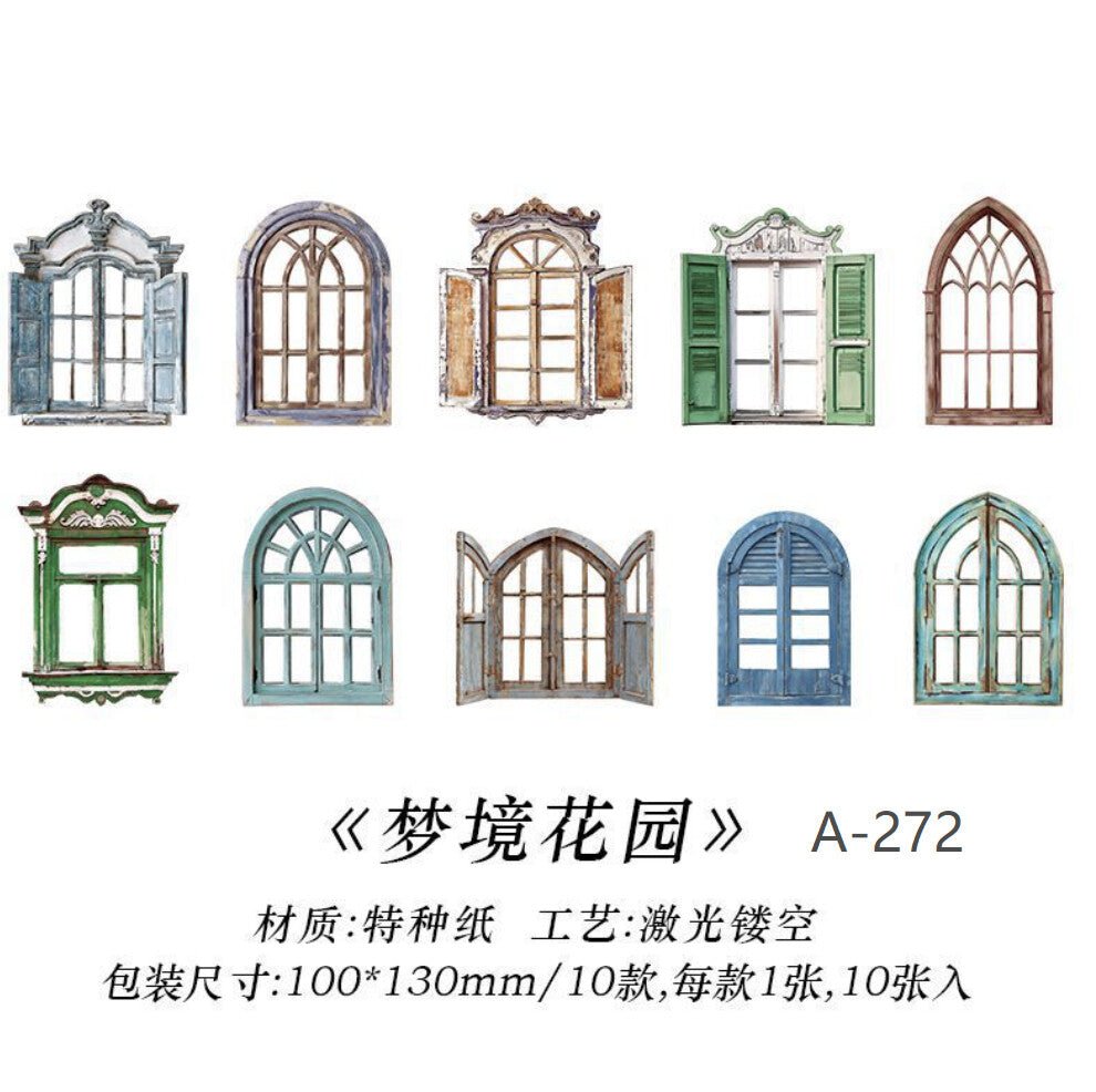 Die cut - Retro manor - Dream garden - 1 - Other - Tidformera