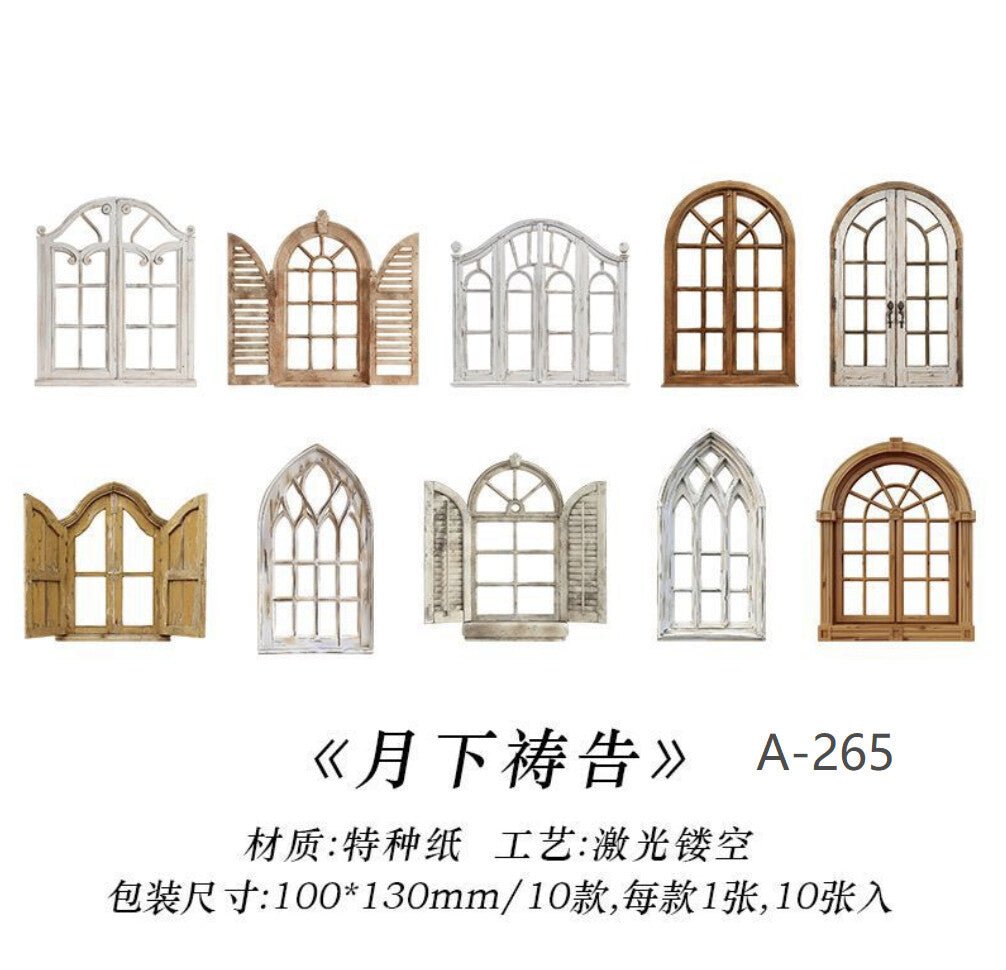 Die cut - Retro manor - Moonlight - 1 - Other - Tidformera