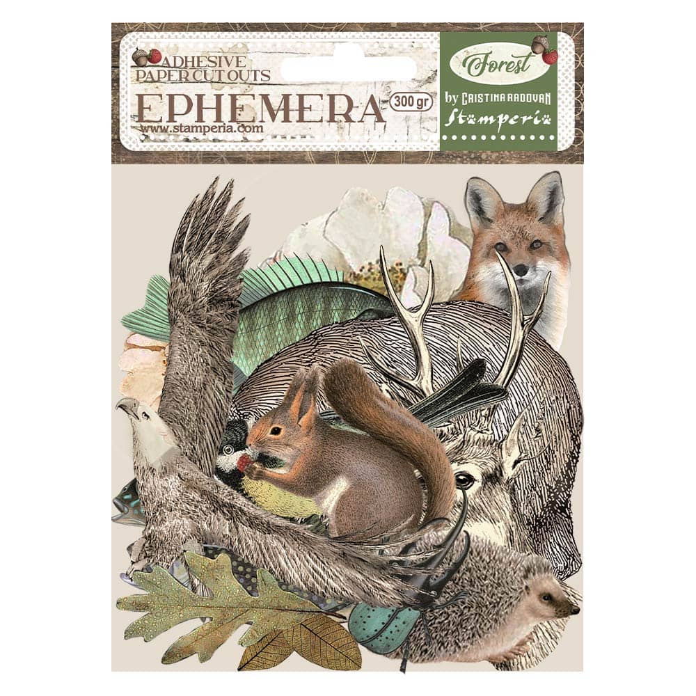 Die cuts Forest Ephemera - 1 - Stamperia - Tidformera