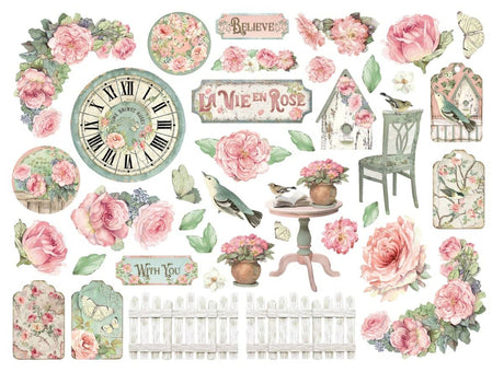Die cuts - House of Roses - Assorted - 2 - Stamperia - Tidformera