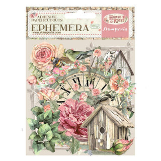 Die cuts - House of Roses Ephemera - Adhesive - 1 - Stamperia - Tidformera