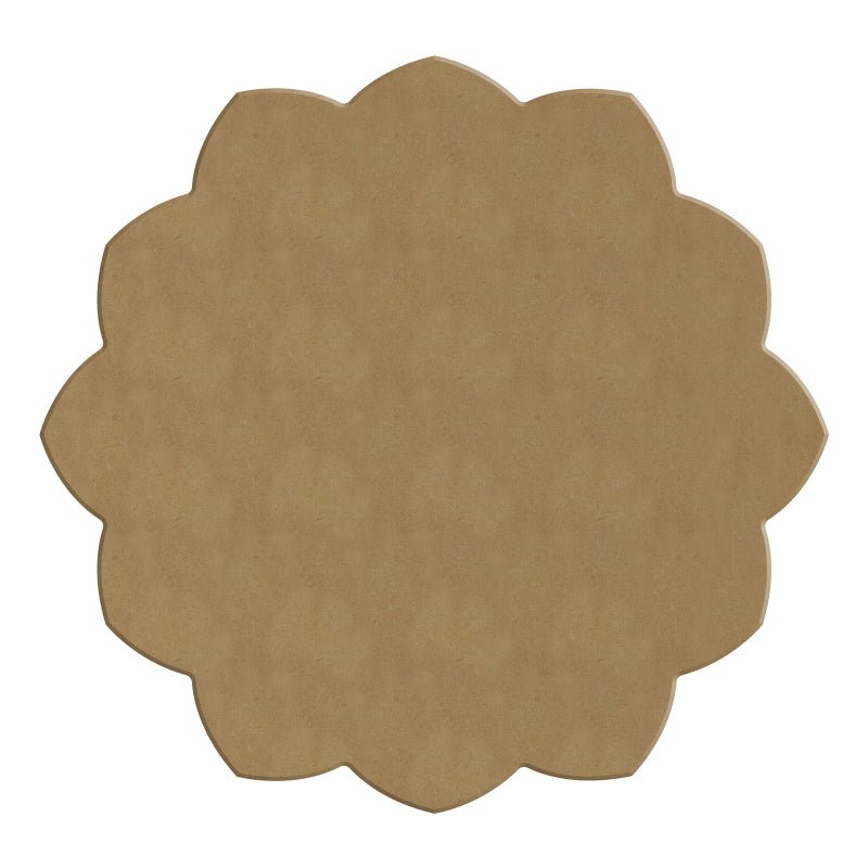 Dot Painting - Mdf - skiva - 20 cm - Pivoine - 1 - Aladine - Tidformera