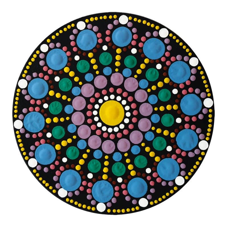 Dot painting - Relaxing mandala Set - 6 - Aladine - Tidformera