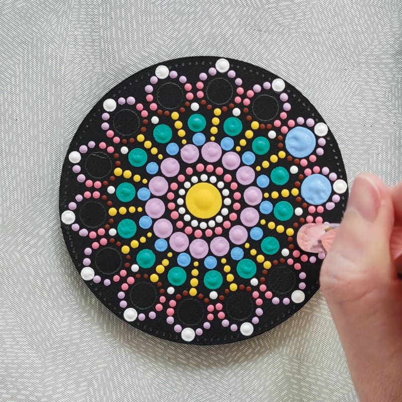 Dot painting - Relaxing mandala Set - 10 - Aladine - Tidformera