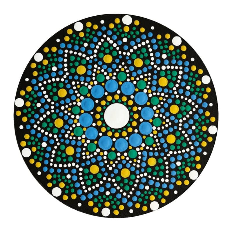 Dot painting - Relaxing mandala Set - 8 - Aladine - Tidformera