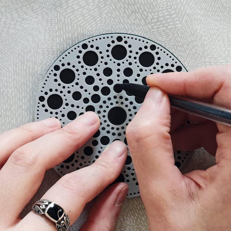 Dot painting - Relaxing mandala Set - 5 - Aladine - Tidformera