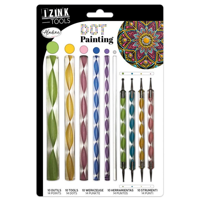 Dot painting Tools - 10 - pack - 1 - Aladine - Tidformera